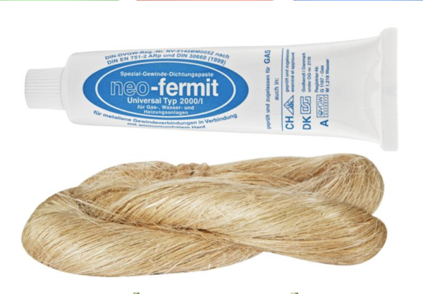 Dichtungsset Hanf & Fermit 90 g (1 Tube)